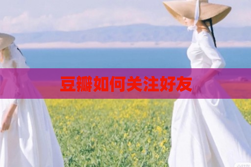 豆瓣如何关注好友