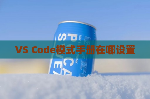 VS Code模式手册在哪设置