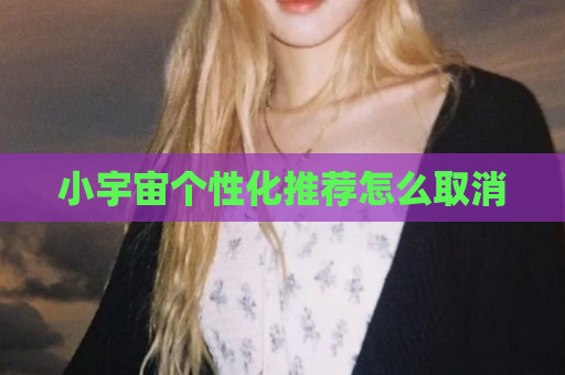小宇宙个性化推荐怎么取消