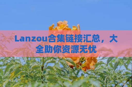 Lanzou合集链接汇总，大全助你资源无忧